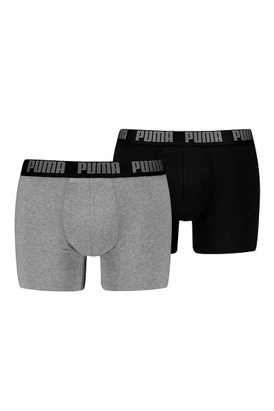 Puma PUMA Herren Boxershorts, 2er Pack - Everyday Basic Boxers 2P, Cotton Stretch, einfarbig