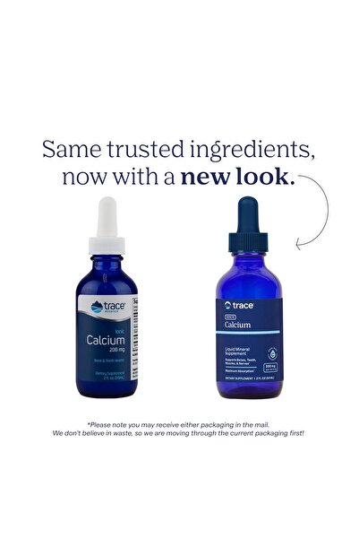 Trace Minerals Ionic Calcium - Supports Bone, Dental, Nerve Health - Aids Absorption - 2 fl oz (48 Servings)