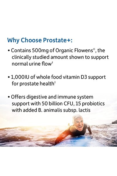 GARDEN OF LIFE Dr. Formulated Probiotics Prostate+ - Supports Prostate & Digestive Health - 60 Capsules