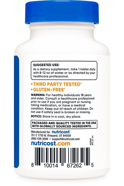 Nutricost Kelp Tablets, 325mcg of Iodine, 240 Tablets - Non-GMO, Gluten Free