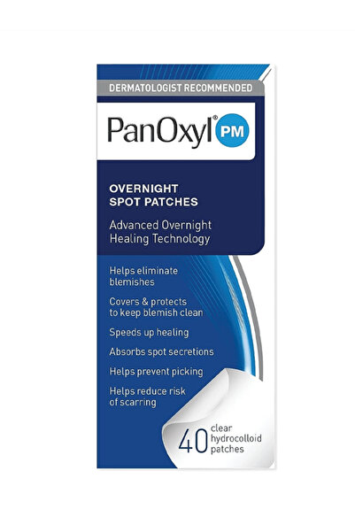 panoxyl بانوكسيل شريط ليلي مضاد لحب الشباب، 40 قطعة