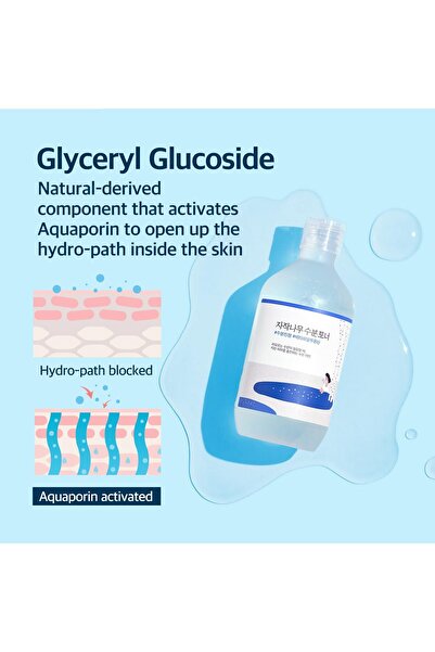 Round Lab Birch Juice Hydrating Toner 300ml, Vita Hyaluronic Acid, Alcohol-Free, Fragrance-Free