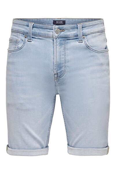 Only & Sons Jeans-Shorts ONSPLY Mittlere Taille Normal geschnitten Shorts