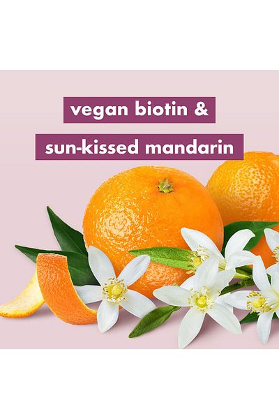 Love Beauty and Planet Love Beauty & Planet Vegan Biotin & Sun-Kissed Mandarin Conditioner, 5-in-1 Nourishing, 32 oz