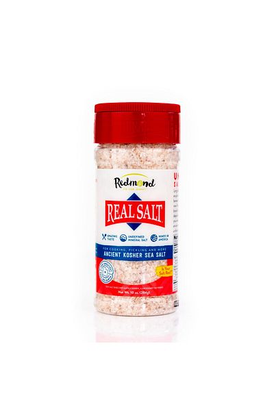 Redmond Real Sea Salt - Natural Unrefined Gluten Free Kosher, 10 Ounce Shaker