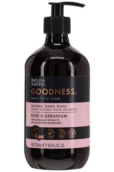 Baylis & Harding goodness rose & geranium 500ml hand wash
