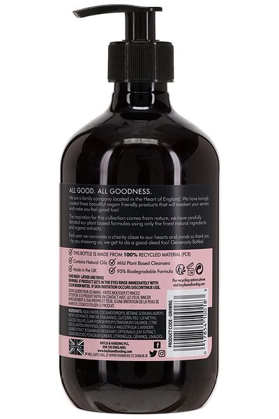 Baylis & Harding goodness rose & geranium 500ml hand wash