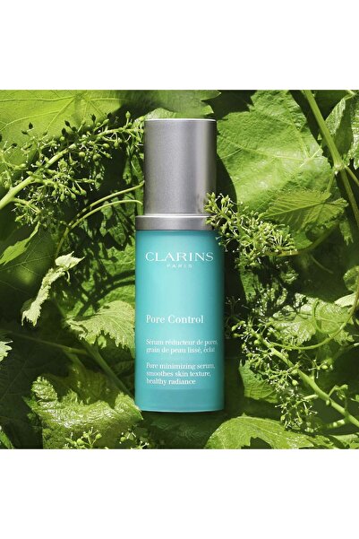 Clarins Pore Control Serum | Tightens & Minimizes Pores | Smoothes, Refines, De-Shines | 1 Fl Oz