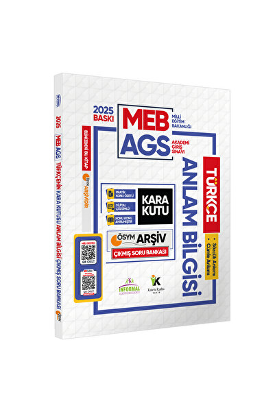 Karakutu Yayınları 2025 MEB-AGS Türkçenin Kara Kutusu ANLAM BİLGİSİ (Sözcük-C...