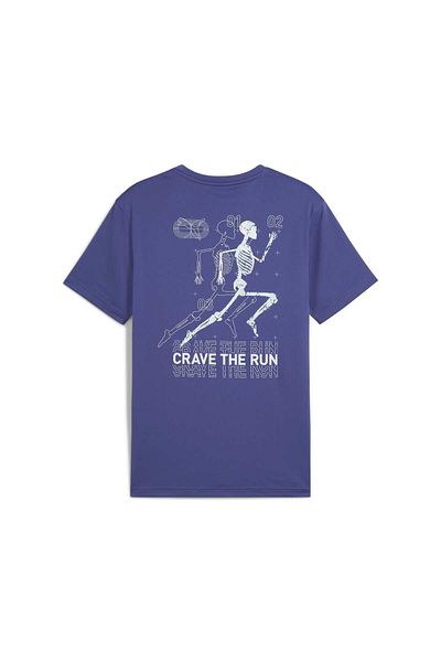 Puma Tricou pentru alergare pentru bărbați GRAPHICS Skeleton