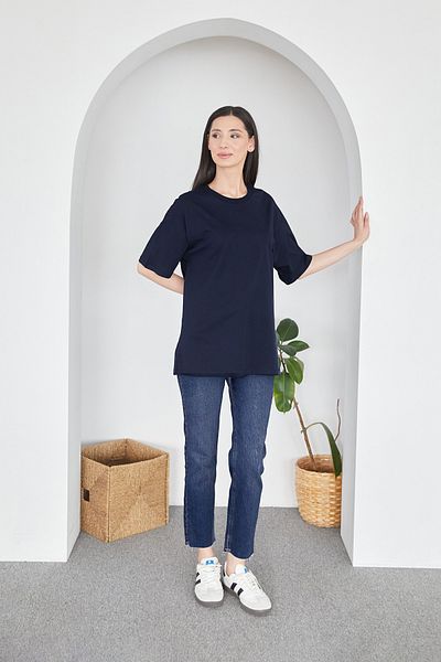 Fulla Moda Basic Oversize Crew Neck T-Shirt