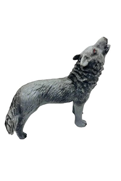 toysandmore Oyuncak Kurt Figürü Soft Yumuşak Plastik 20cm.