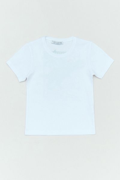 Fulla Moda Tricou pentru băiat, 100% bumbac, cu imprimeu din spate cu dinozaur