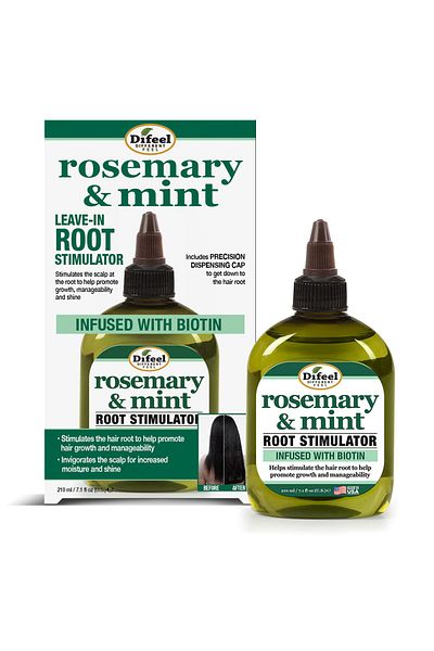 Difeel Rosemary Mint Root Stimulator Oil with Biotin, 7.1 oz - Hair Growth Scalp Treatment
