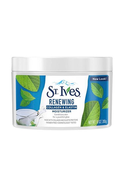 St. Ives مرطب الوجه المنشط بالكولاجين والإيلاستين من آيفز سانت آيفز، 283 جم