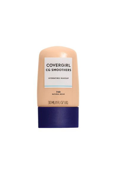 covergirl Smoothers Hydrating Makeup Foundation, Natural Beige (packaging may vary), 1 Fl Oz (Pack of 1)