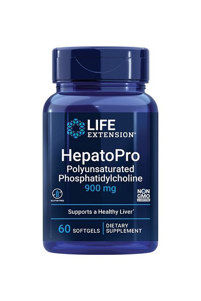 Life Extension HepatoPro, 900 mg Phosphatidylcholine, Liver Health & Detox, Antioxidant, 60 Softgels