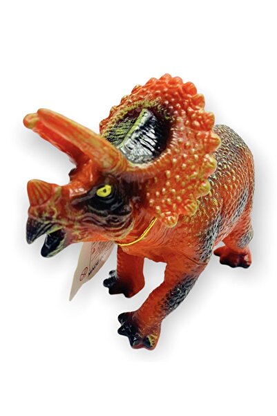 toysandmore Dinazor Styracosaurus Sesli Soft Malzeme 21 Cm Dinozor