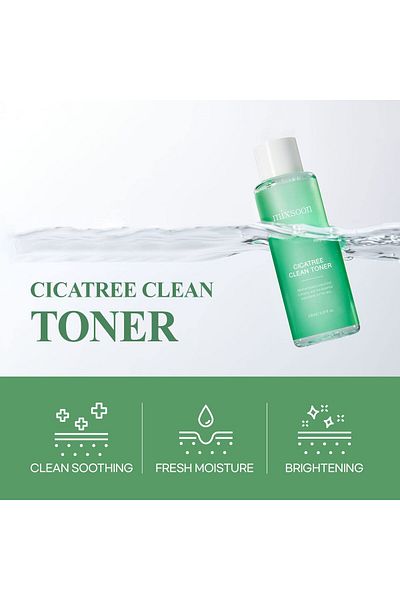mixsoon Cicatree Clean Toner 150ml | Daily toner for troubled skin, fast absorption, cruelty-free