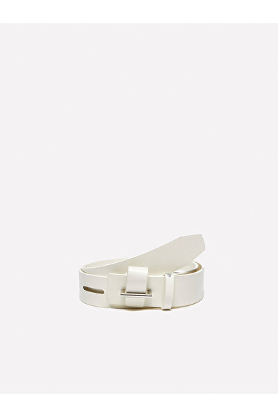 Sisley Women's Off-White Detailed Belt