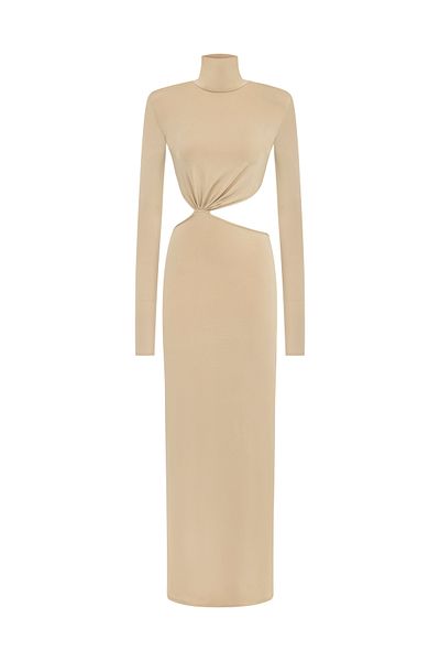 İLAYDA KARAKUŞ Brown Maxi Dress