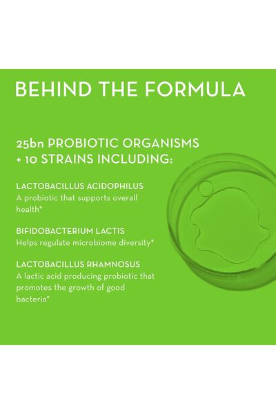 HUMAOİL Gut Instinct - 30-Day Probiotics for Digestive Health - Lactobacillus & Bifidobacterium