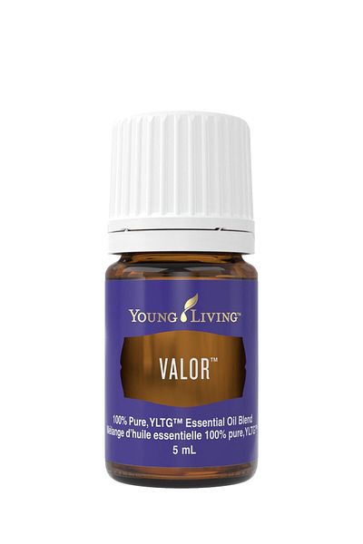 Young Living Essential Oils Valor Essential Oil - Black Spruce, Blue Tansy, Camphor, Geranium, Frankincense - 5ml for Courage