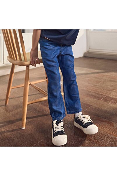 Giordano Junior Lyocell Denim Jeans - Comfortable Tapered Fit with Elastic Waist