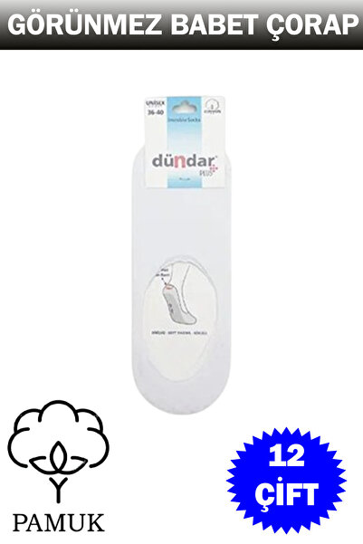 Dündar Sosete de balerina de damă 12 perechi