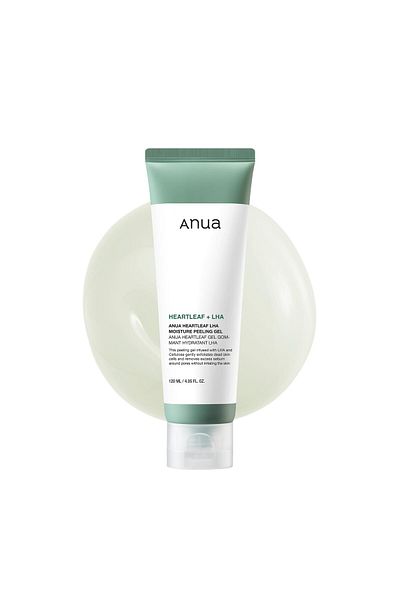 ANUA Heartleaf LHA Moisture Peeling Gel, Gentle Exfoliating Facial Peel, Vegan, 120ml