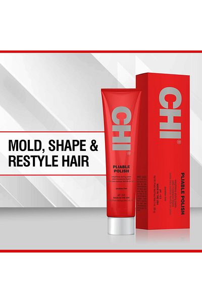Chi Pliable Polish Styling Paste - Versatile, No Sticky Feel, Sulfate & Paraben-Free, Cruelty-Free, 3 Oz