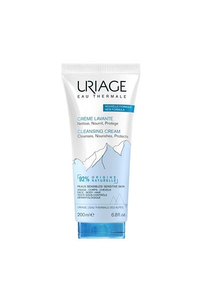 Uriage Cleansing Cream 200ml For Sensitive Skin - Face Body Hair X, (Pack Of 1)