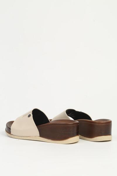 Pierre Cardin Krem Kadın Terlik PC-7421