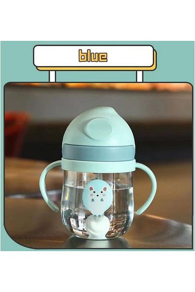 COOYA 300ML Spill-Proof Sippy Cup for Babies, with Straw & Handles, for 6+ Months, Anti-Drop Design