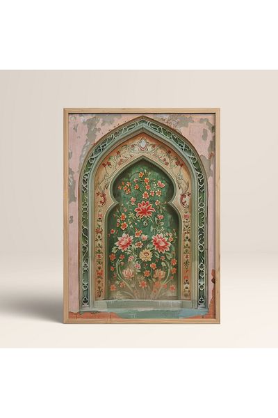 HOMEPACK Единична картина в дървена рамка, единичен плакат, картина TK/1282