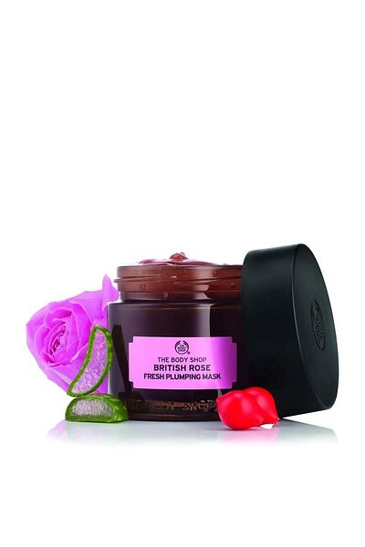 THE BODY SHOP British Rose Fresh Plumping Mask by The Body Shop for Unisex - 2.6 oz Mask