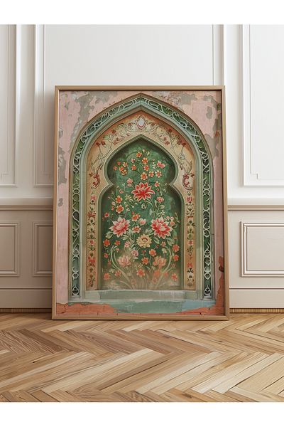 HOMEPACK Единична картина в дървена рамка, единичен плакат, картина TK/1282