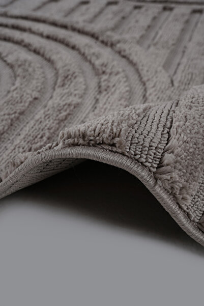 Naar Halı Step 2212 Vizon Modern Salon Halısı Koridor Halısı Kesme Halı Yolluk Makine Halısı