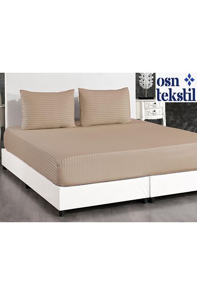 OSN Tekstil Satin Fitted Sheet Set (with Pillowcase)