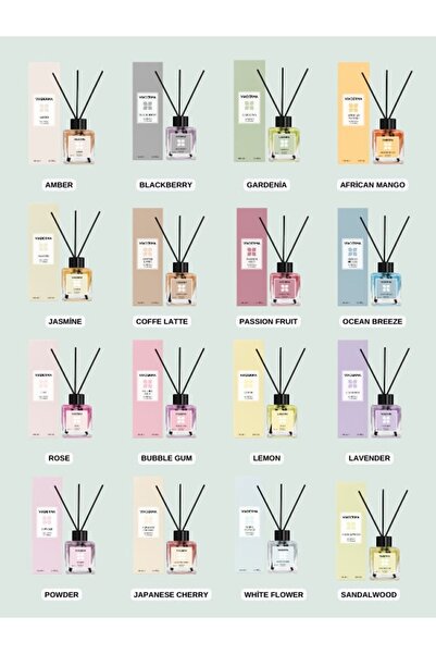 Viaderma Kare Şişe BubbleGum Esansı Bambu Çubuklu Oda Kokusu 100 ml