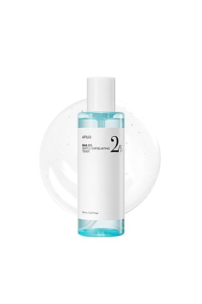 ANUA BHA 2% Gentle Exfoliating Toner, Salicylic Acid, Teatree, Hyaluronic Acid, Ceramides (150ml)