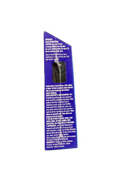 CREST 3D No Slip Whitestrips Professional Effects Teeth Whitening Kit 20 ea (Pack Of 2)