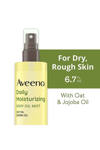AVEENO Daily Moisturizing Body Oil & Mist with Oat & Jojoba Oil, Hypoallergenic, 6.7 FL OZ