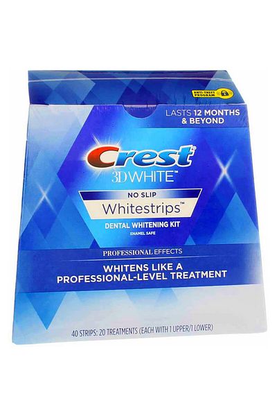 CREST 3D No Slip Whitestrips Professional Effects Teeth Whitening Kit 20 ea (Pack Of 2)