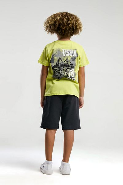 U.S. Polo Assn. U.S. Polo Assn. Boy, Licensed, Back Detail, Bottom Top Set