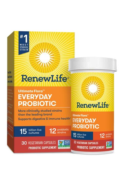 Renew Life Everyday Probiotic Capsules: Urinary, Digestive & Immune Support, ...