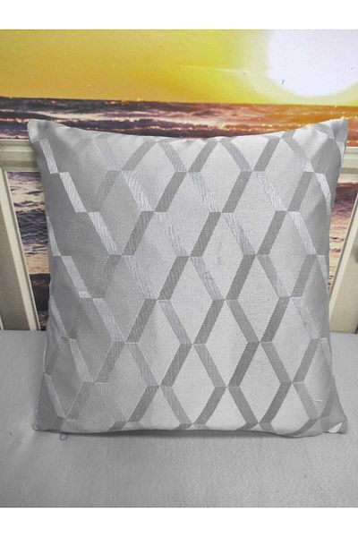 Evcimenhome PRODUS NOU Husă de pernă țesătă jacquard 30cmX50cm Dia culoare;gri