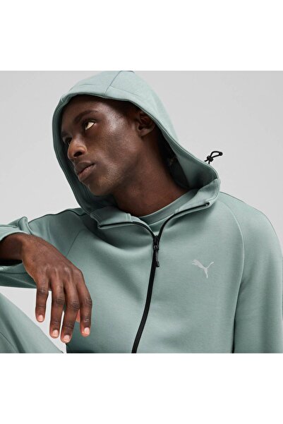 Puma Ανδρικό μπουφάν με κουκούλα με φερμουάρ EVOSTRIPE