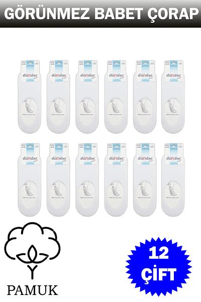 Dündar Women's Ballerina Socks 12 Pairs
