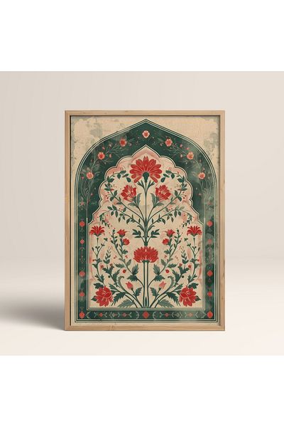 HOMEPACK Единична картина в дървена рамка, единичен плакат, картина TK/1284